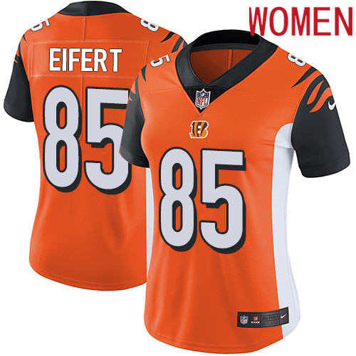 2019 Women Cincinnati Bengals 85 Eifert Orange Nike Vapor Untouchable Limited NFL Jersey